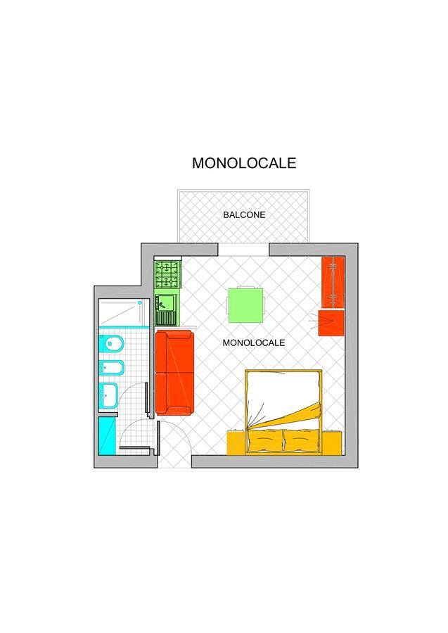 Residence Il Capodoglio Rimini Eksteriør billede